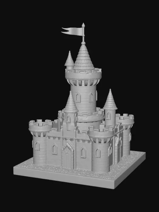 3D model for Moonlit Fortress