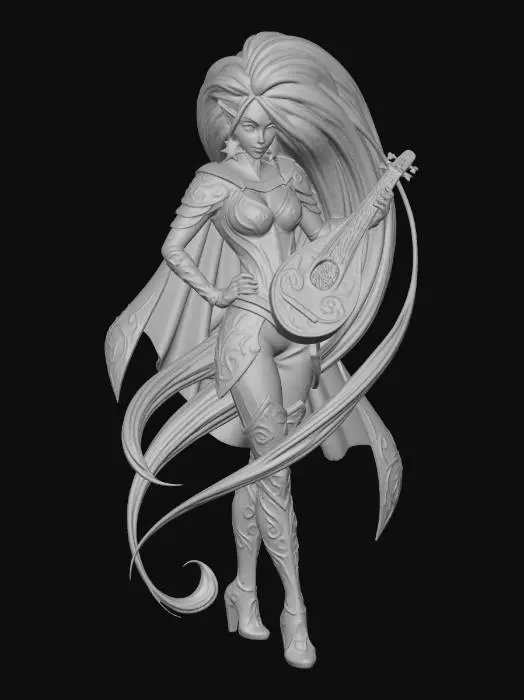 3D model for Emberlute Minstrel