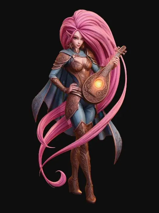 3D model for Emberlute Minstrel