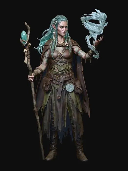 3D model for Iceweaver of the Eldergrove