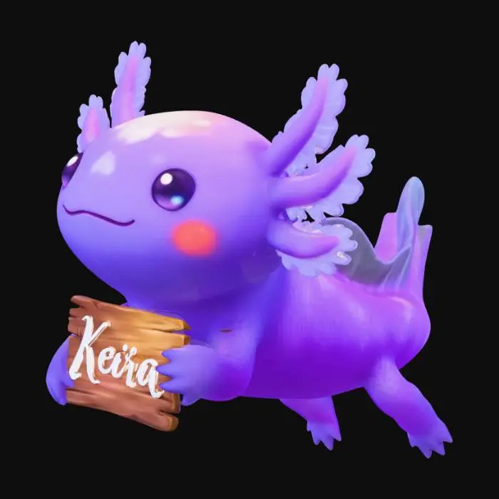 3D model for Axolotl Bliss