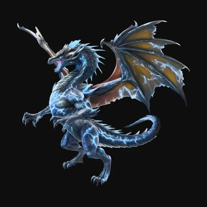 3D model for April - Lightning Dragon