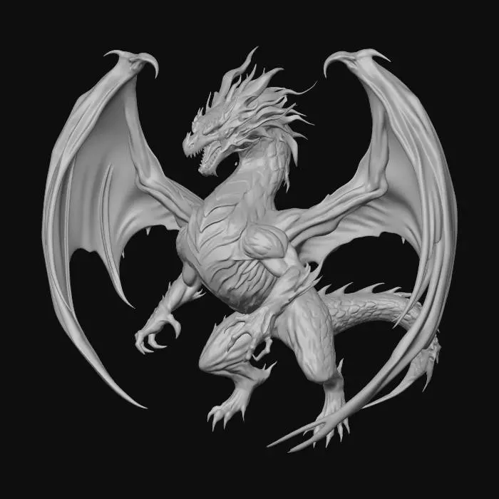3D model for November - Plasma Dragon