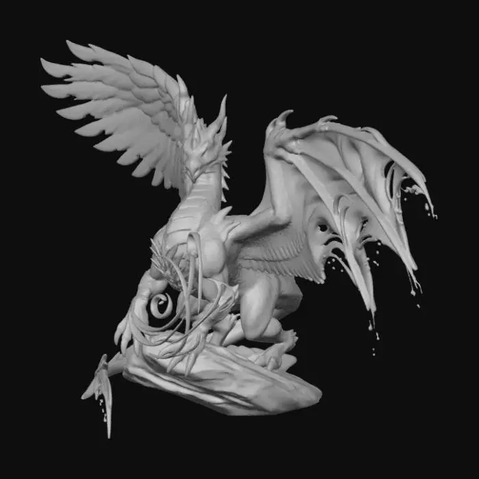 3D model for June - Elemental Dragon