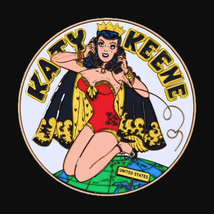 3D model for Katy Keene Comic Logo