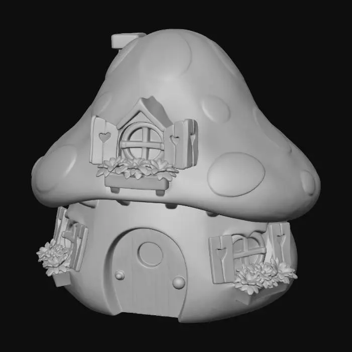 3D model for Mushroom Cottage