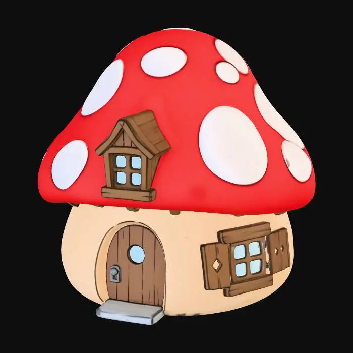 3D model for Mushroom Cottage