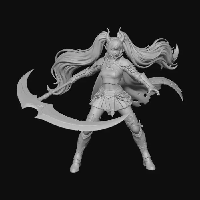 3D model for Neon Crescent Valkyrie