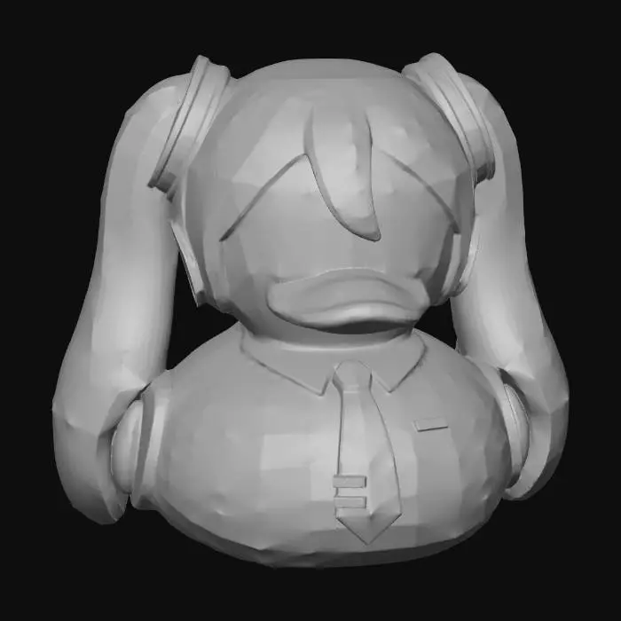 3D model for Hatsune Duck