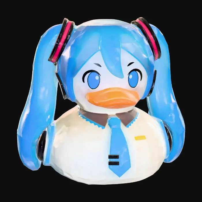 3D model for Hatsune Duck