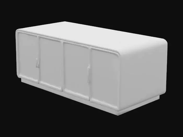 3D model for Rattan Sideboard