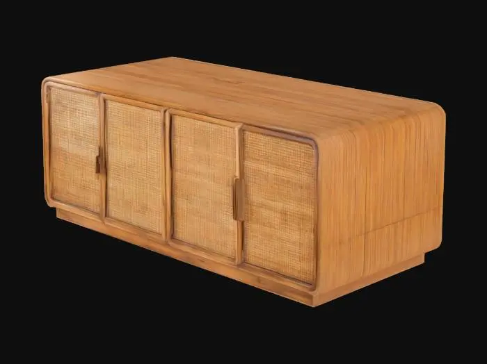 3D model for Rattan Sideboard