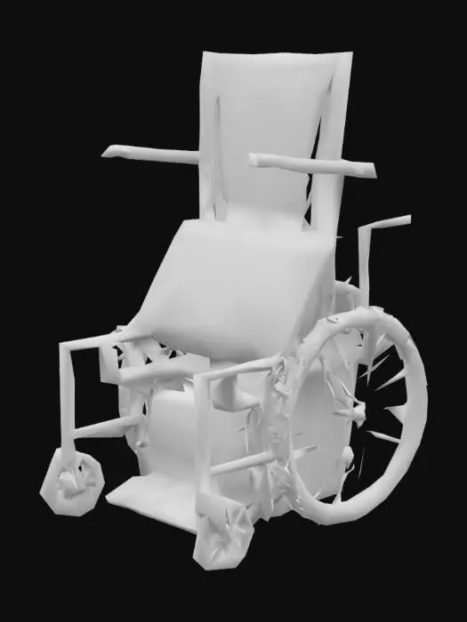 3D model for Wheelchair Side Profile