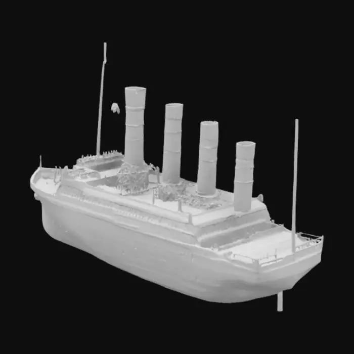 3D model for Make a detailed model of the RMS Titanic.