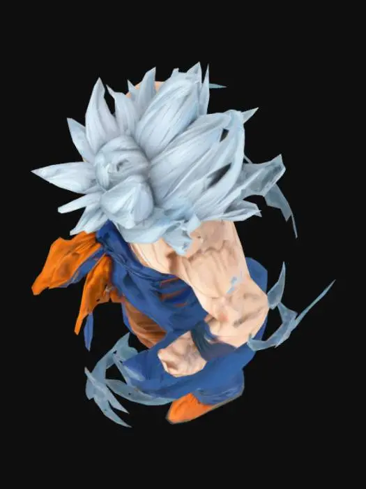 3D model for Create a 3d model of goku in ultra instinct
