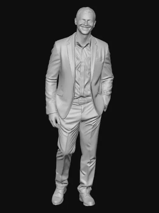 3D model for Confident Professional in a Hallway