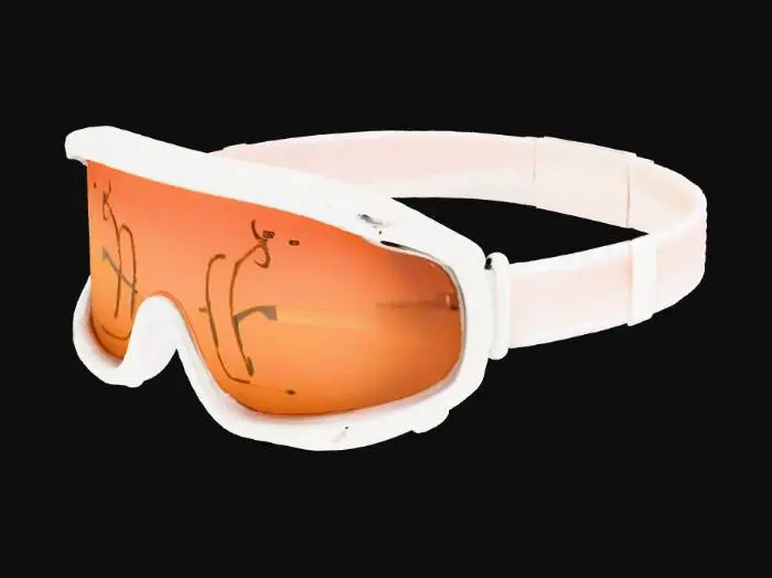 3D model for White Polarized Ski Goggles