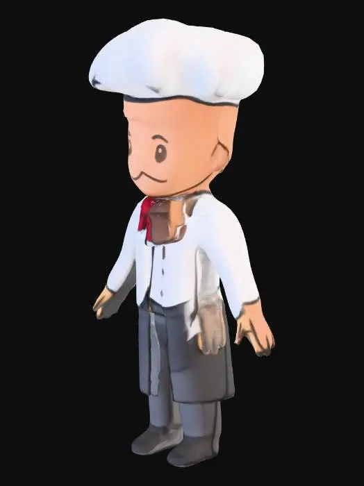 3D model for Chef Character Illustration, #Christmas2025#