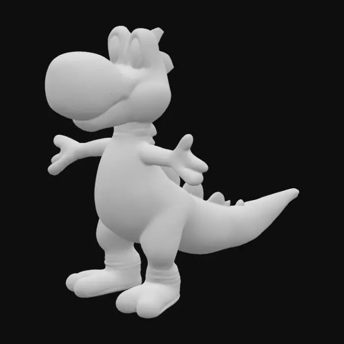 3D model for A Yoshi with a smile