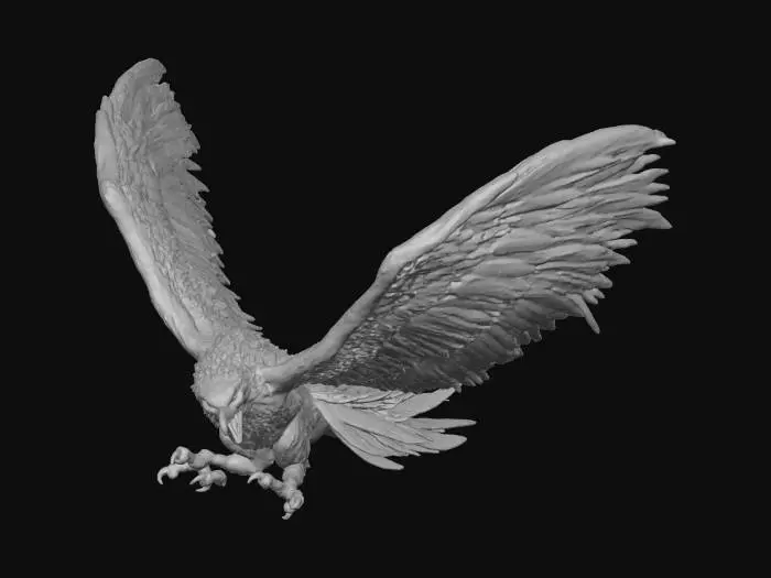 3D model for Harpy Eagle Fantasy