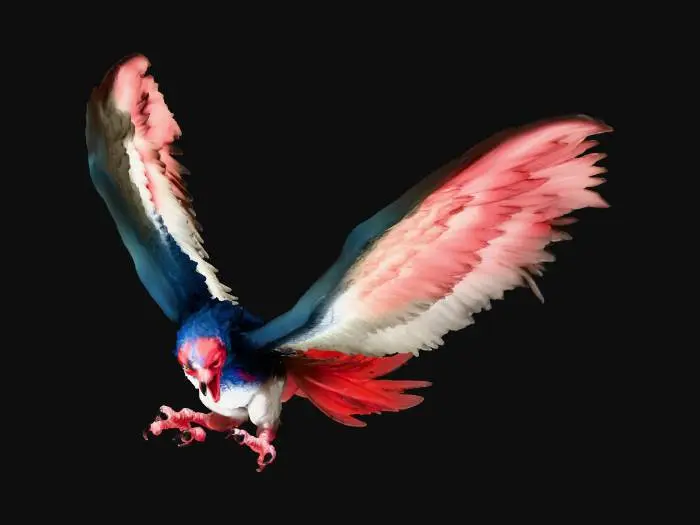 3D model for Harpy Eagle Fantasy