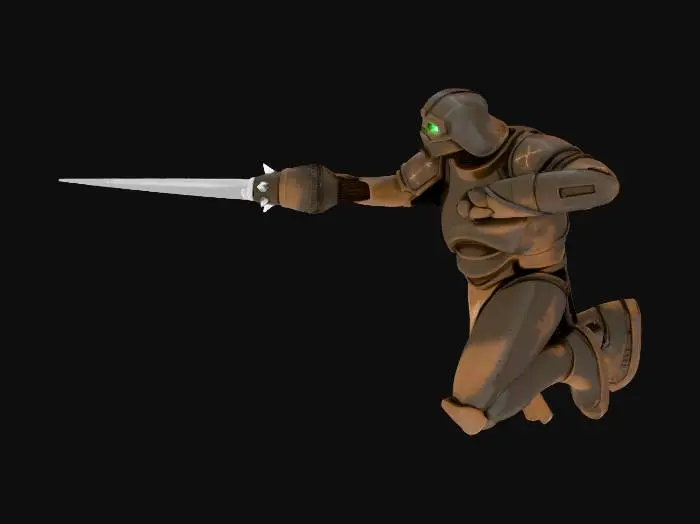3D model for Sentinel Swordsman