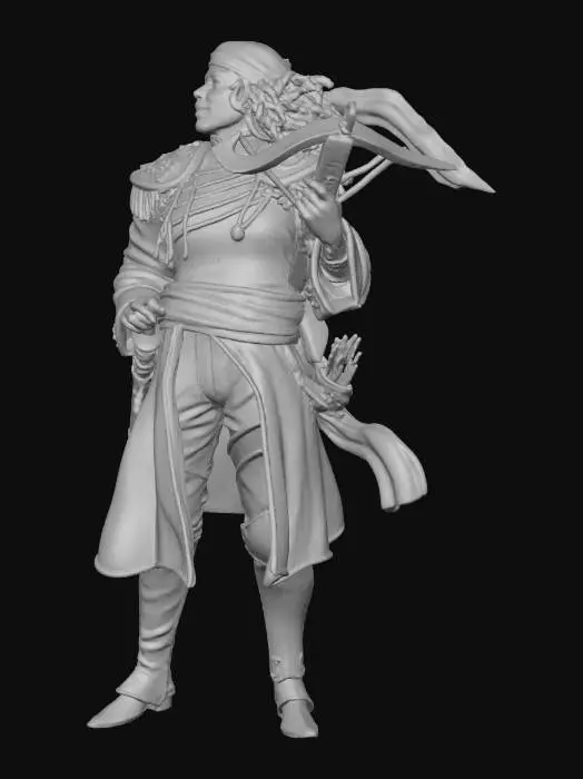 3D model for Pirate Adventurer