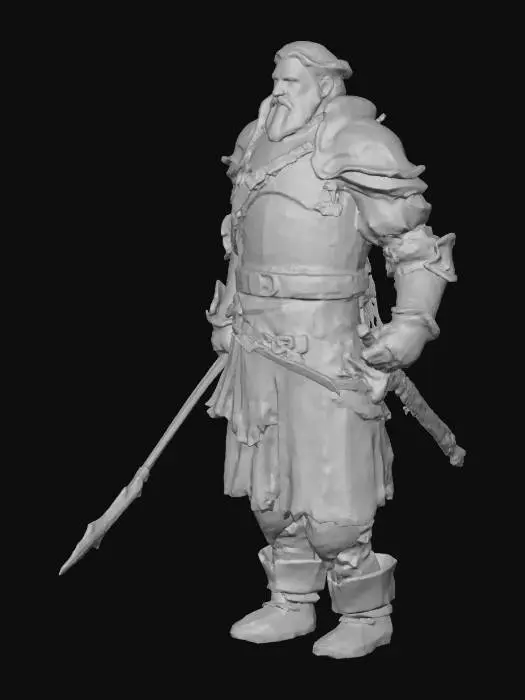 3D model for Knight of the Iron Spear