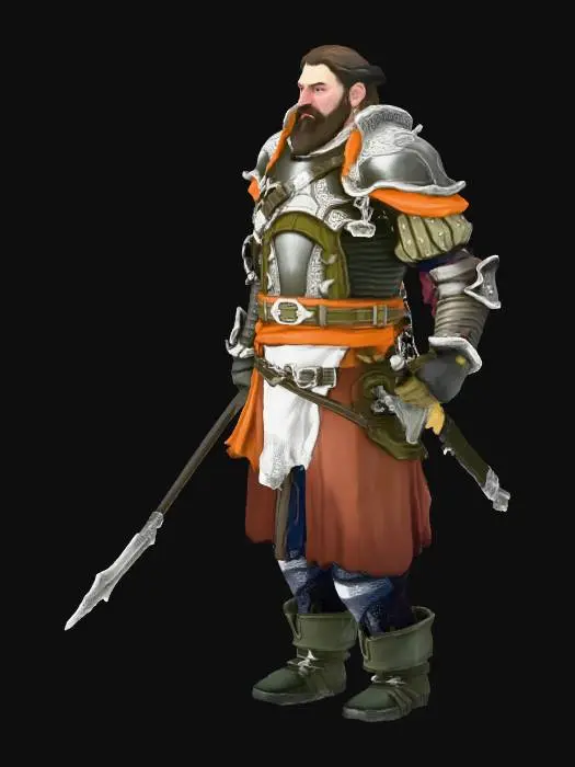 3D model for Knight of the Iron Spear