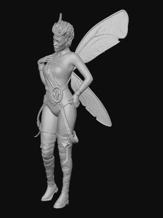 3D model for Pixie Warrior