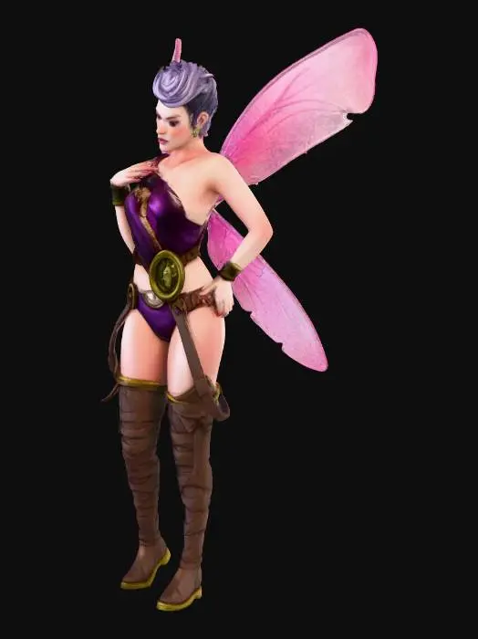 3D model for Pixie Warrior