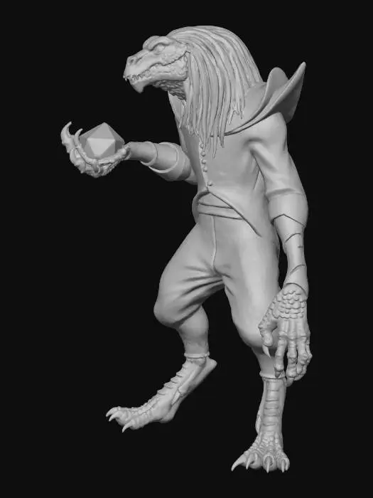 3D model for Nyssa Otellion (Blue Abishai)