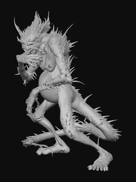 3D model for Barbed Devil