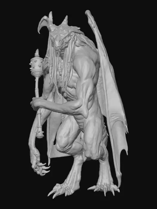 3D model for Khai Kiroth (Red Abishai)