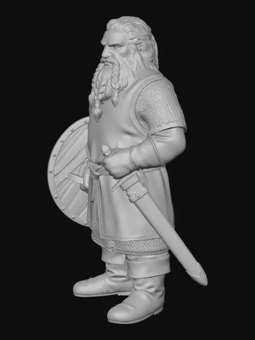 3D model for Grendor Battleaxe