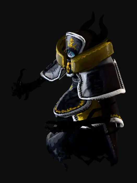 3D model for Azure Wraith Knight