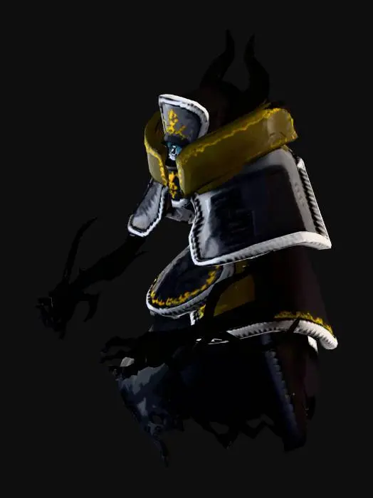 3D model for Azure Wraith Knight