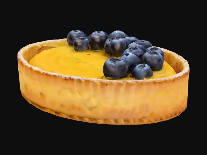 3D model for Blueberry Tart Delight