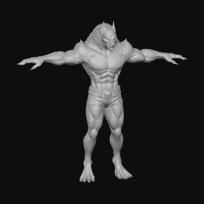 3D model for Werewolf