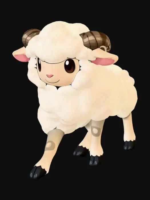 3D model for Fluffy Ram