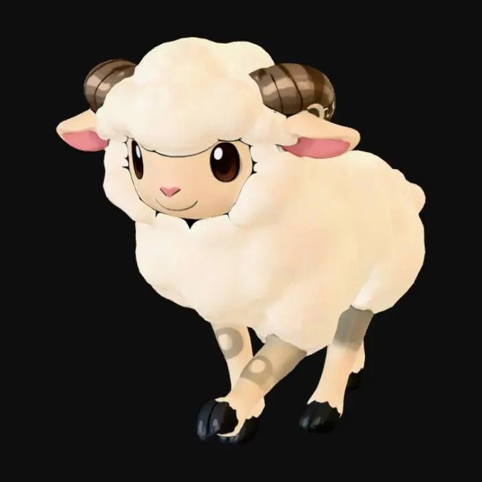 3D model for Fluffy Ram