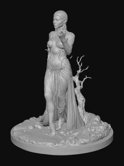 3D model for Créer le même personnage 
Avec de belles finitions aux mains et aux pieds 
Dans un diorama