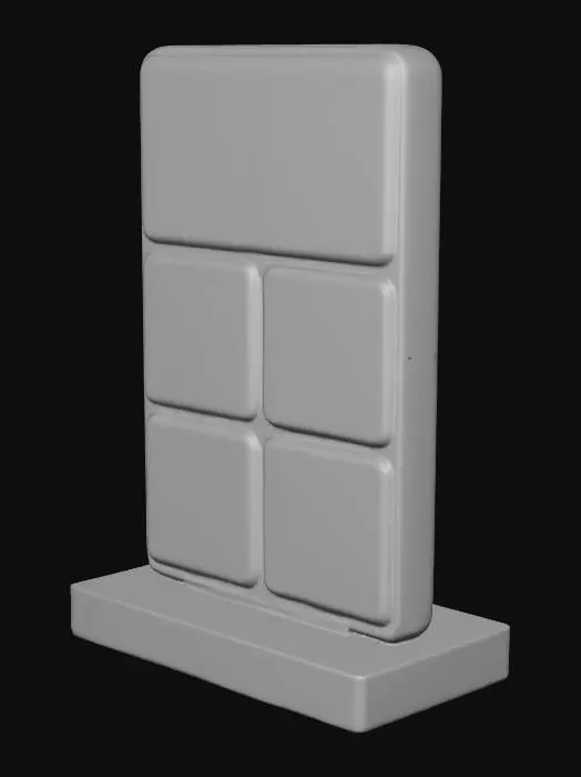3D model for Placa de Valores Petite
