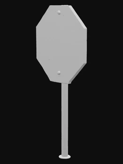 3D model for Roadsign