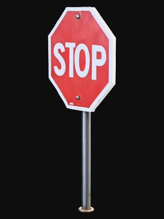 3D model for Roadsign