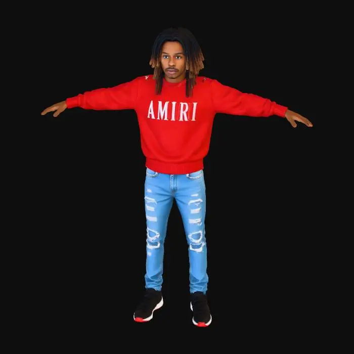 3D model for Red Sweater Style