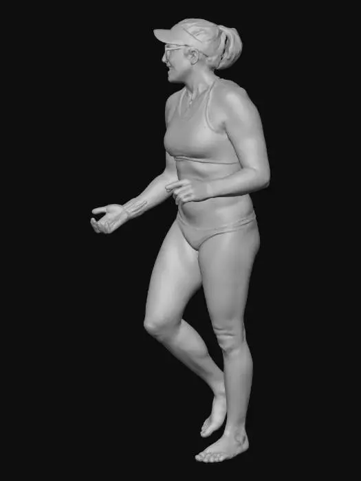 3D model for Beach Volleyball Action
