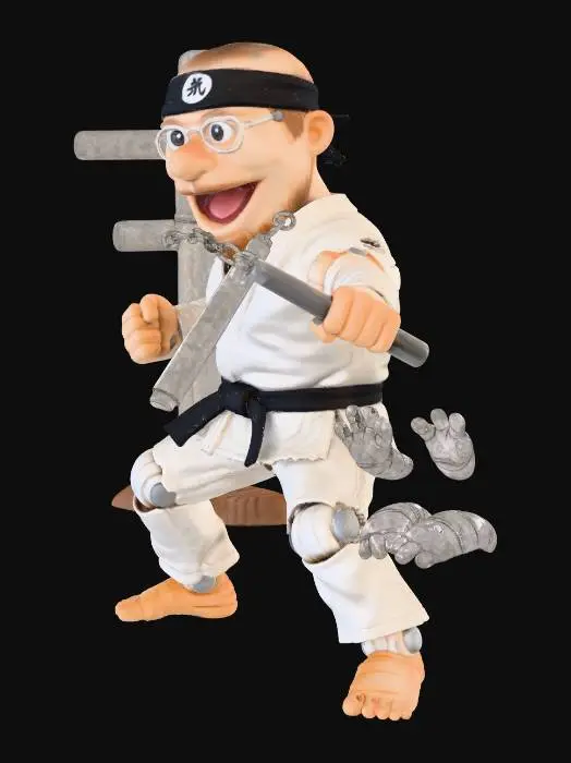 3D model for Puppet Dan Karate Adventure