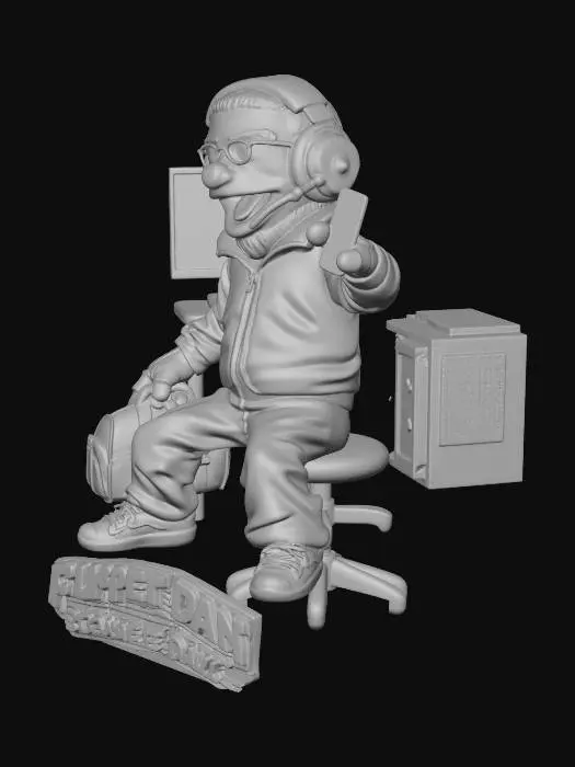 3D model for streamer puppet dan