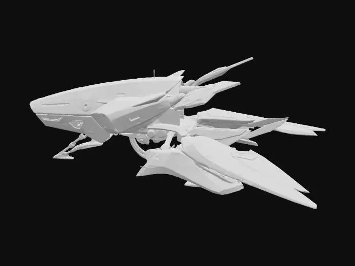 3D model for Icarus Starship